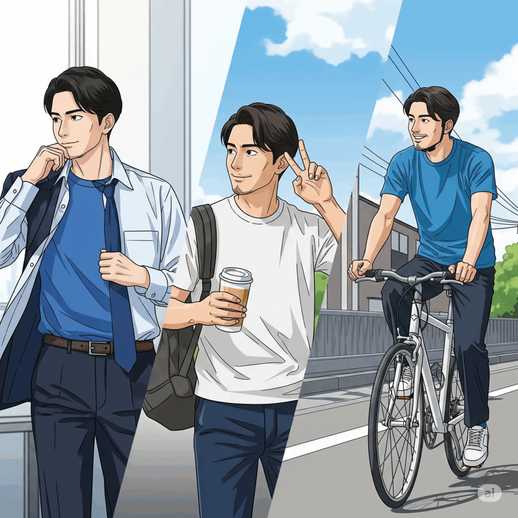 汗が染みても目立ちにくいTシャツのおすすめの使い方