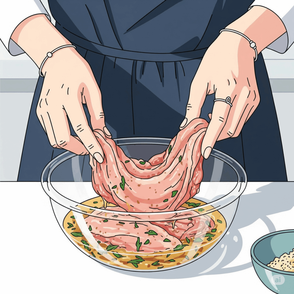 鶏むね肉のパサつきを防ぎしっとり仕上げる下ごしらえ