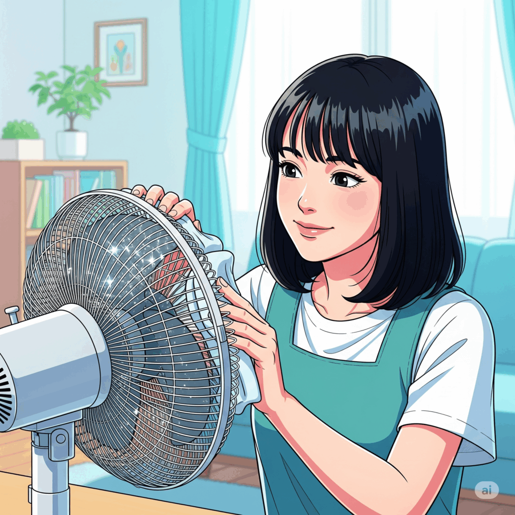 扇風機の音を静かにするおすすめの使い方
