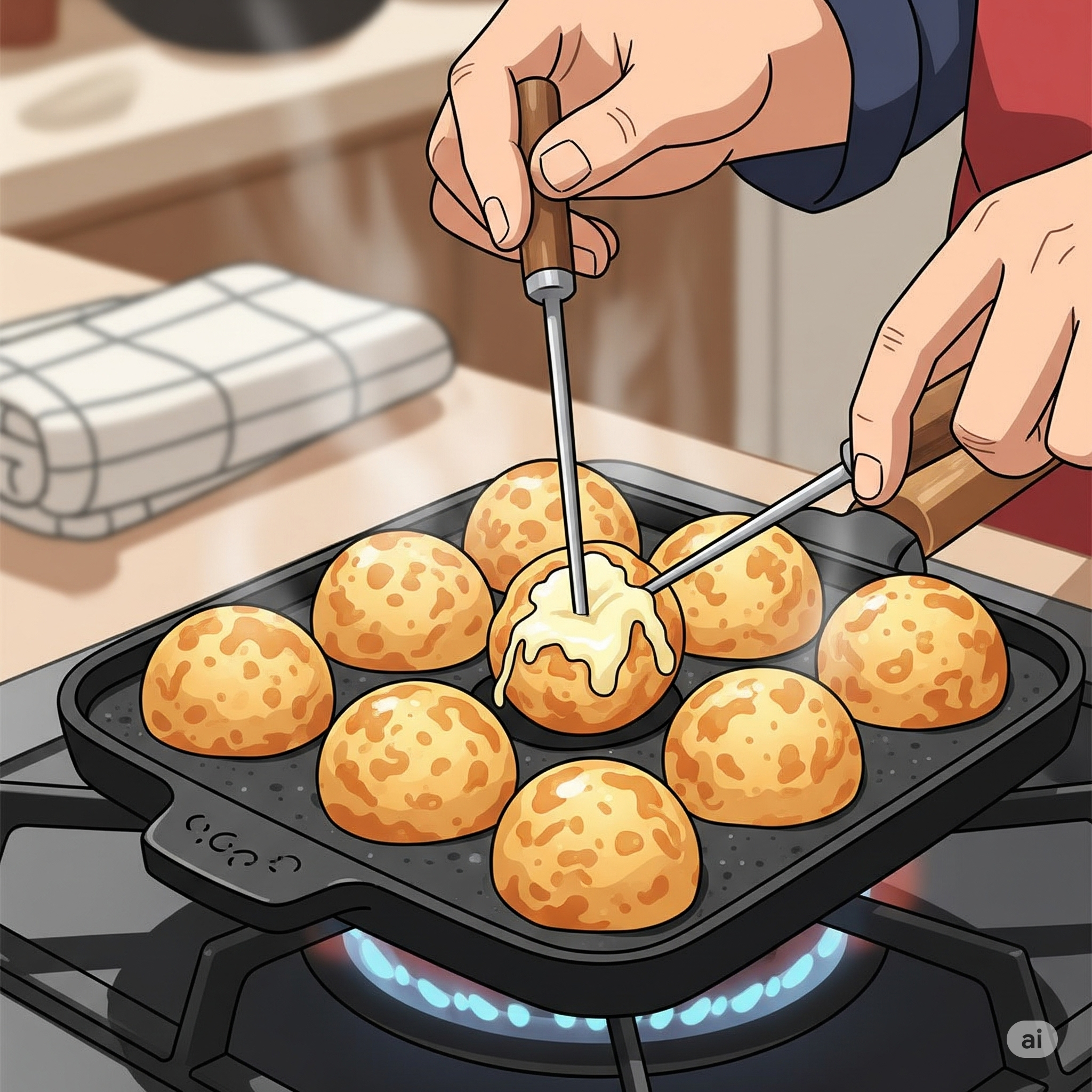 自宅で絶品たこ焼きの作り方！外カリ中トロになる黄金比とは