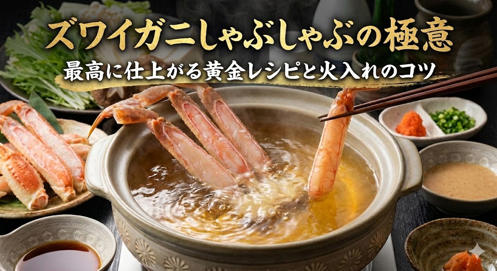 ズワイガニしゃぶしゃぶの極意｜最高に仕上がる黄金レシピと火入れのコツ