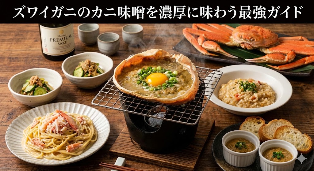 ズワイガニのカニ味噌を濃厚に味わう最強ガイド｜甲羅焼き・味噌和え・絶品アレンジレシピ