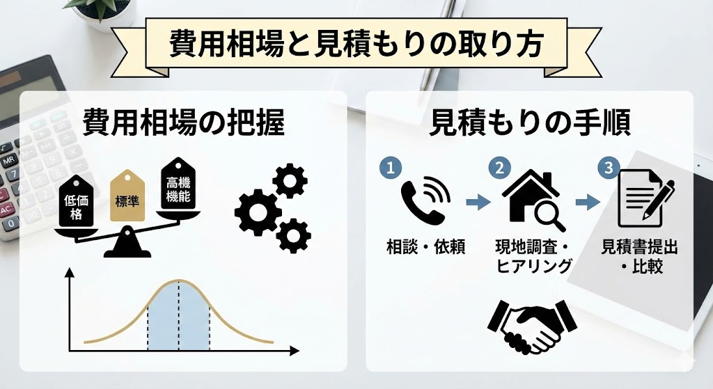 費用相場と見積もりの取り方