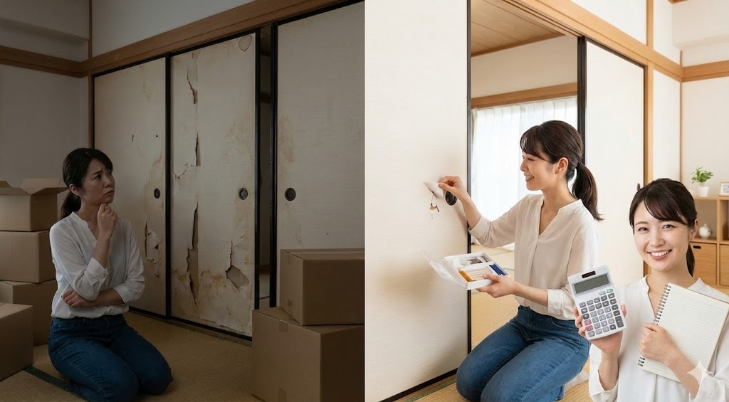 賃貸で襖がボロボロ…退去前に知るべき修繕費節約の8つのポイント